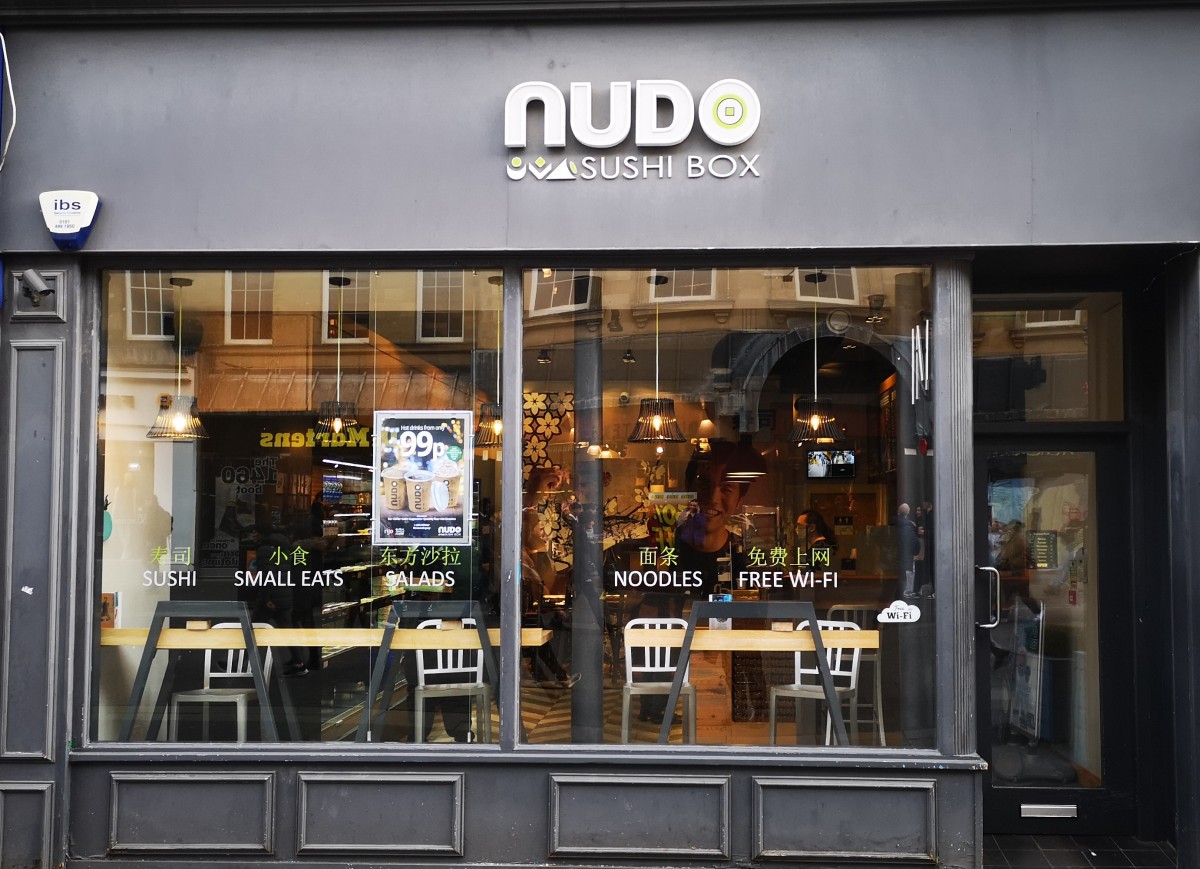 Nudo Sushi Box branch on Grainger Street